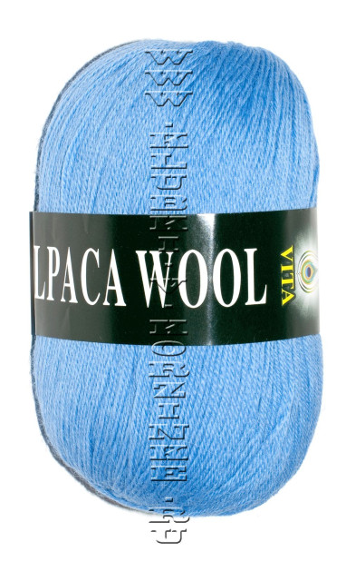 Пряжа VITA «ALPACA WOOL» - (2958 - Голубой)