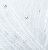 Пряжа ANGORA GOLD PULLU Alize - (55 - Белый)