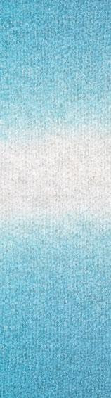 Пряжа  RAINBOW Alize - (1314 - Голубой, белый)