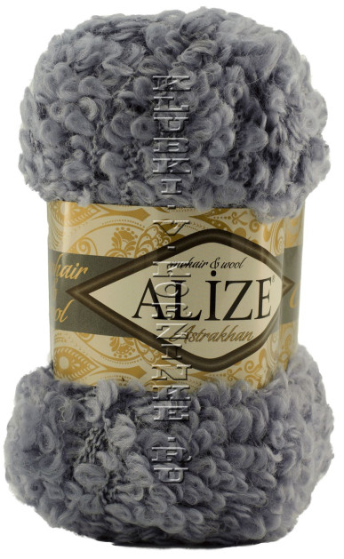 Пряжа Astrakhan Alize - (119 - Серый)