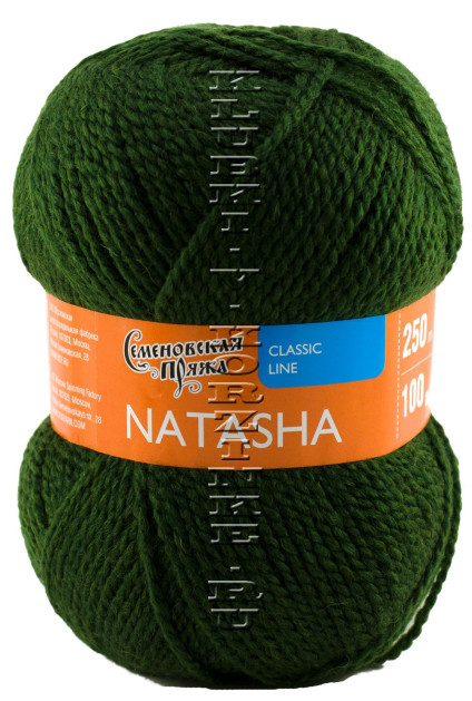 Пряжа Семеновская «Наташа» - (34 - Болотный)