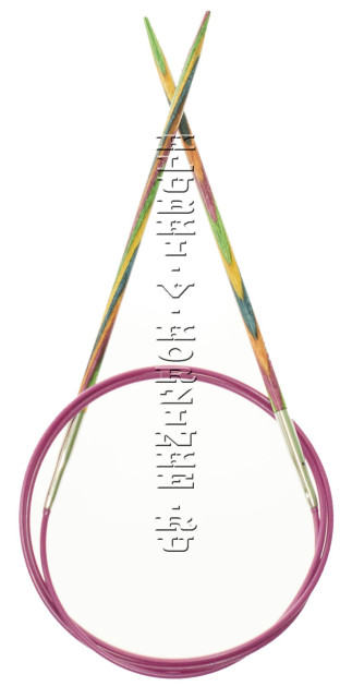 Спицы KnitPro Symfonie круговые №3,5; 80 см (арт.21335)