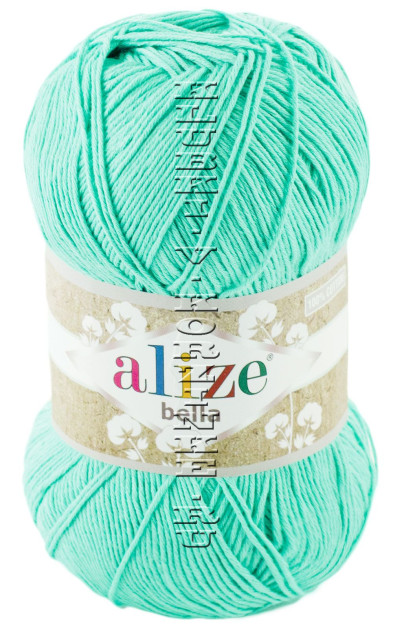 Пряжа Bella 100 Alize - (465 - Мята)