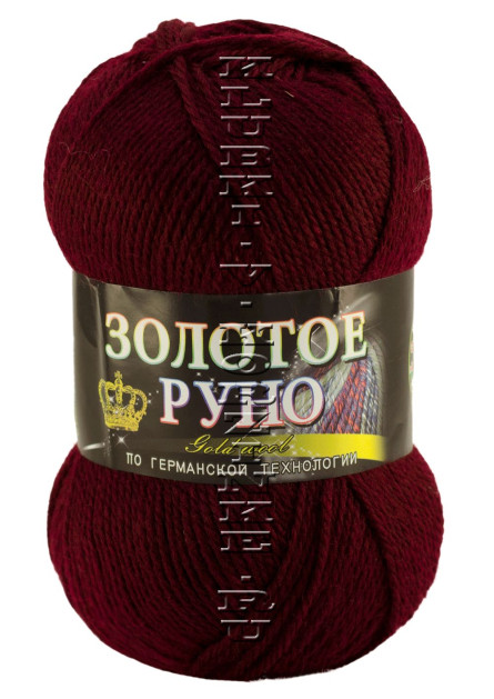 Пряжа «Золотое Руно» Color City - (2227 - Винный)