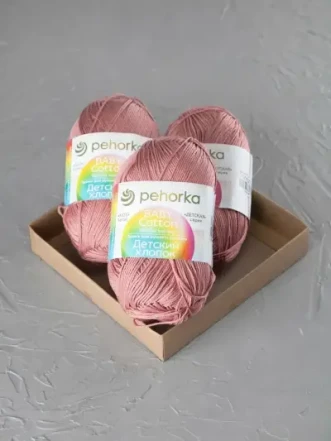 Пряжа Пехорка «Детский хлопок» - (788 - Св.марсала)