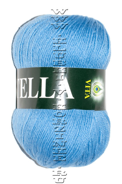 Пряжа VITA "STELLA" - (4913 - Голубой)