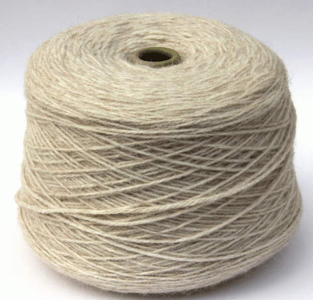 Пряжа итальянская "Alpaca" на бобинах  (Св.бежевый меланж)