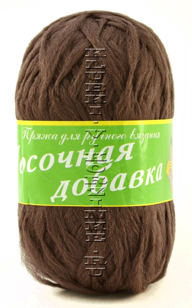 Пряжа Носочная добавка (251 - Коричневый)