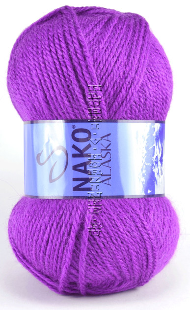 Пряжа Alaska Nako - (7112 - Фиолетовый)