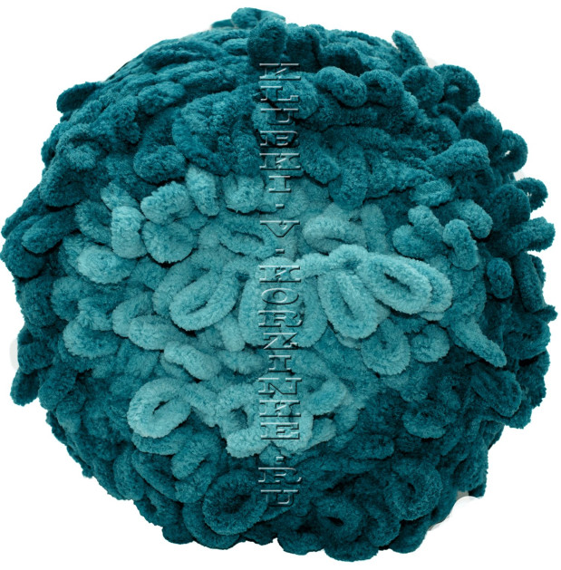 Пряжа Puffy Fine Ombre Batik Alize - (7263 - Петроль)