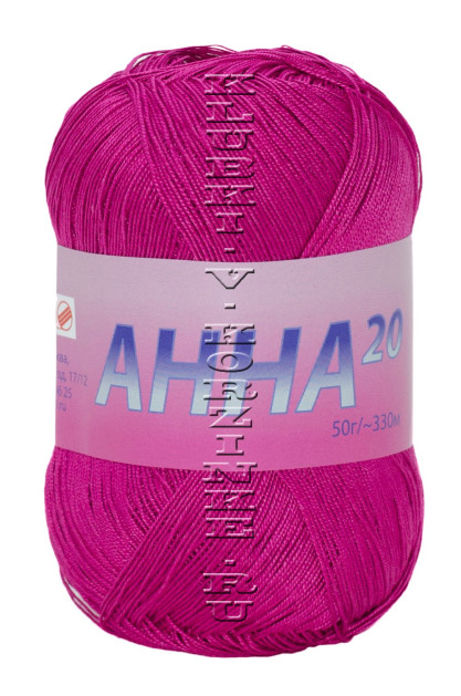 Пряжа Анна 20 Seam - (524 - Фуксия)