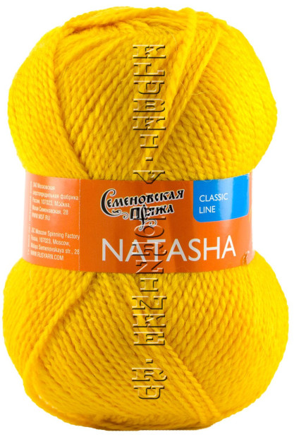 Пряжа Семеновская «Наташа» - (216 - Канарейка)