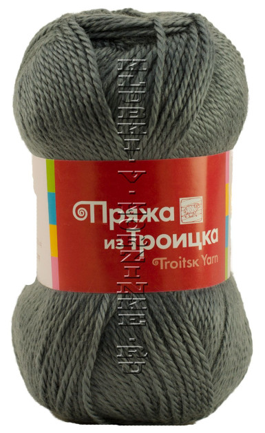 Пряжа Троицкая «Огонек» - (432 - Серый)