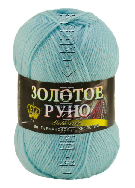 Пряжа «Золотое Руно» Color City - (2302 - Св.бирюзовый)