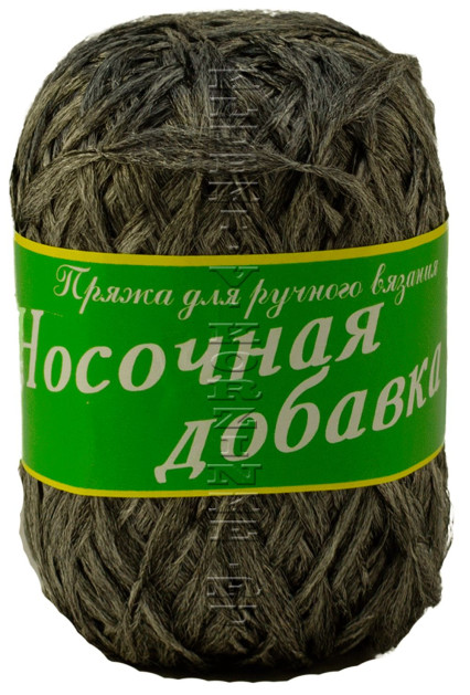 Пряжа Носочная добавка (27 - Св.серый меланж)