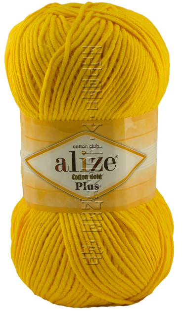 Пряжа Cotton Gold Plus Alize - (216 - Цыпленок)