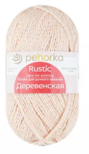 Пряжа Пехорка «Деревенская» - (442 - Натуральный)