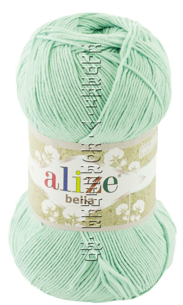 Пряжа Bella 100 Alize - (266 - Зелёная мята)