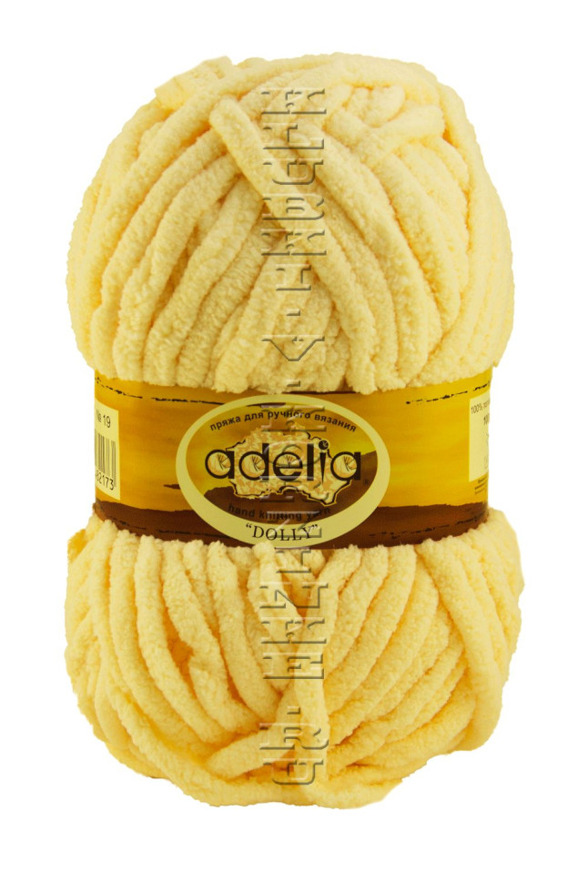 Пряжа ADELIA &quot;DOLLY&quot; - (19 - Сливочный)