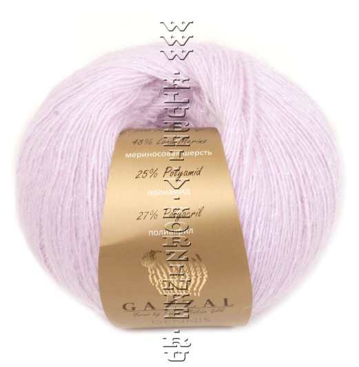 Пряжа GAZZAL (Газзал) "DENNIS" - (919 - Светло-сиреневый)