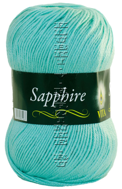Пряжа VITA «SAPPHIRE» - (1536 - Светлая зелёная бирюза)