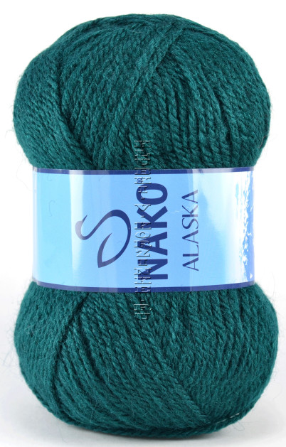 Пряжа Alaska Nako - (7123 - Темно-изумрудный)
