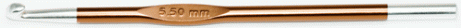 Крючок вязальный KnitPro Zing, №5,5 охра (арт.47472)