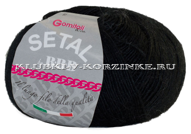 Пряжа Setal BBB - (5002 - Черный)