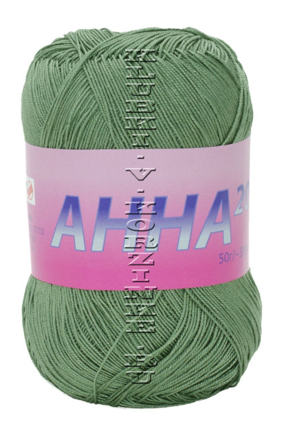 Пряжа Анна 20 Seam - (544 - Оливковый)