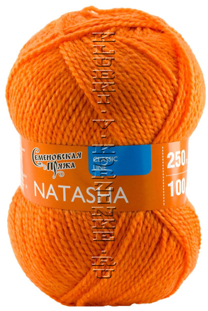 Пряжа Семеновская «Наташа» - (670 - Морковный)