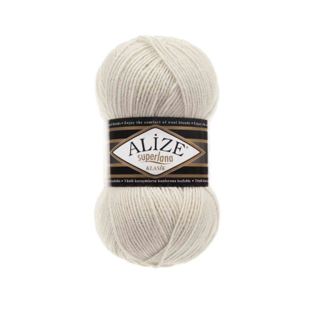 Пряжа Superlana Klasik Alize - (599 - Слоновая кость)