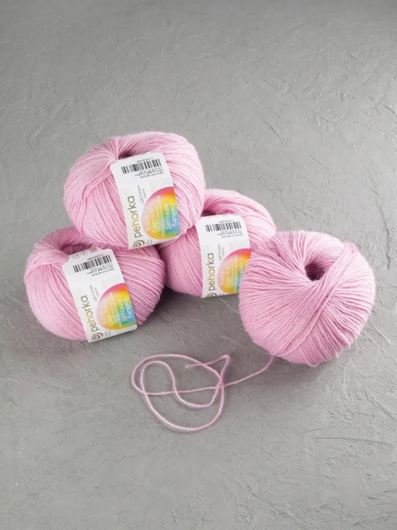 Пряжа Пехорка «Детский каприз» - (29 - Розовая сирень)