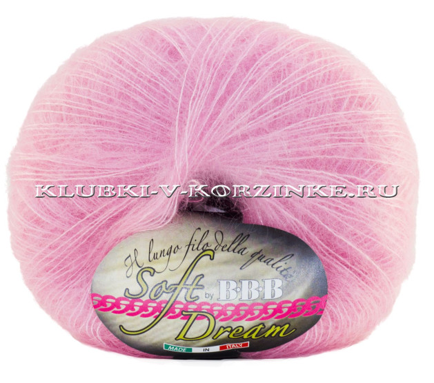 Пряжа Soft Dream BBB - (8267 - Розовый)