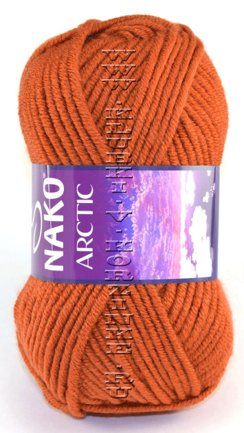Пряжа Arctic Nako - (6079 - Темный терракот)