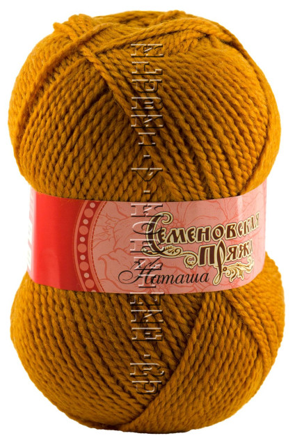 Пряжа Семеновская «Наташа» - (741 - Охра)