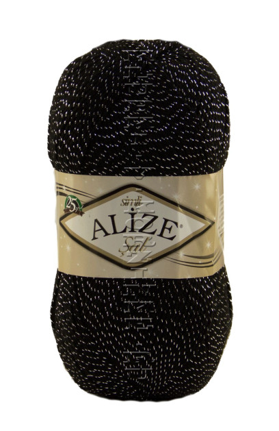 Пряжа Sal Sim Alize - (60-01 - Черный)