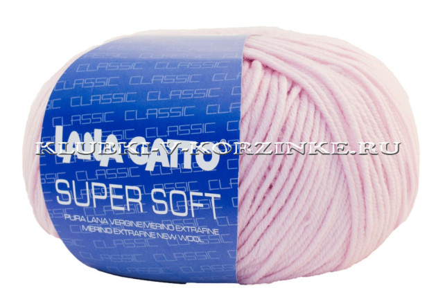 Пряжа Super Soft Lana Gatto - (5284 - Пудра)