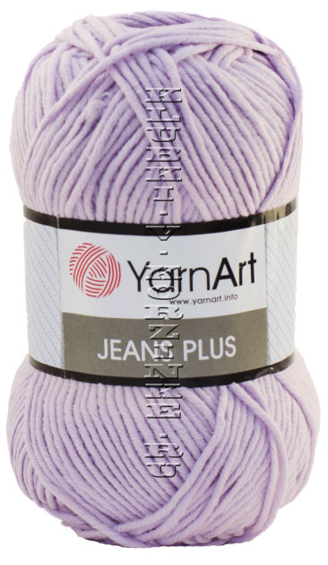 Пряжа YarnArt «Jeans plus» - (19 - Светло-сиреневый)