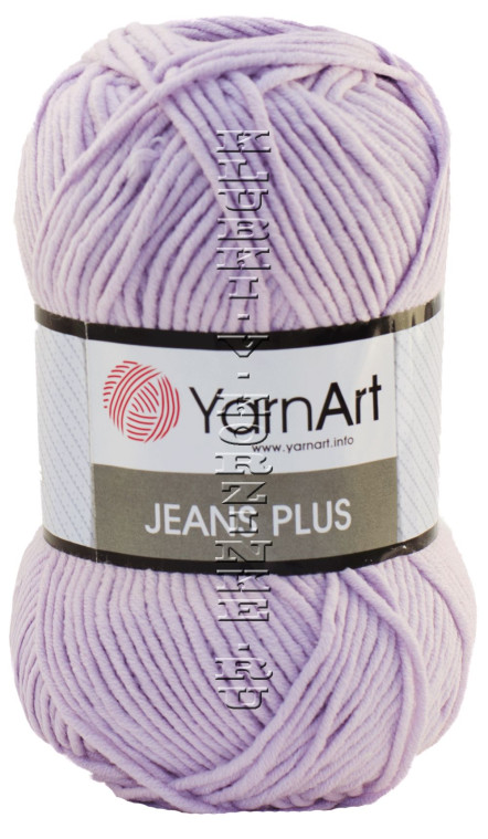 Пряжа YarnArt «Jeans plus» - (19 - Светло-сиреневый)