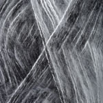 Пряжа YarnArt "MOHAIR CLASSIC" - (9004 - Бело-серо-черный)
