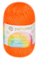 Пряжа Пехорка "Детская новинка" - (284 - Оранжевый)