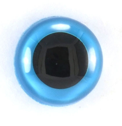 Глаза кристальные пришивные HobbyBe d 10,5 мм (CRP-10-5 - голубой)