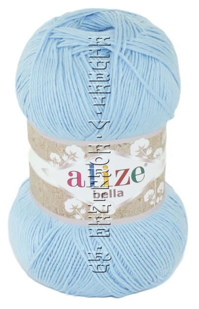 Пряжа Bella 100 Alize - (40 - Голубой)