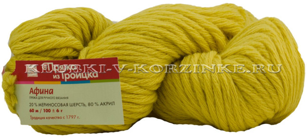 Пряжа Троицкая «Афина» - (1008 - Липа)
