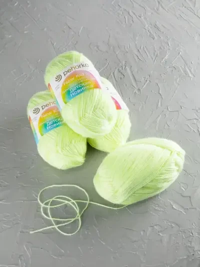 Пряжа Пехорка «Детская новинка» - (725 - Солнечный)