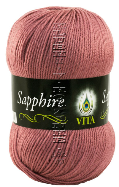 Пряжа VITA «SAPPHIRE» - (1532 - Приглушенный коралл)