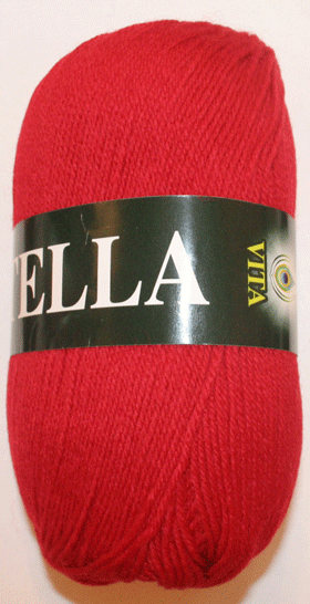 Пряжа VITA "STELLA" - (4921- Красный)