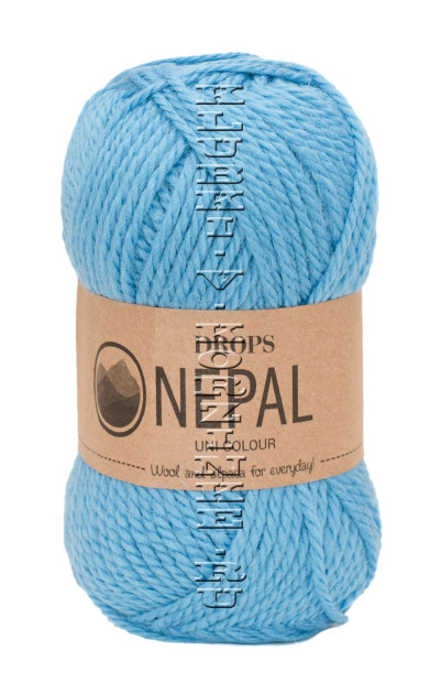 Пряжа Nepal DROPS - (8783 - Незабудка)