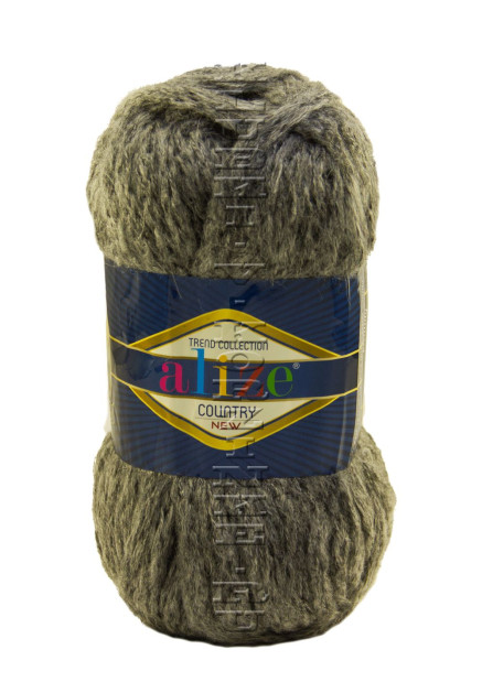 Пряжа Country New Alize - (197 - Средне-серый меланж) 