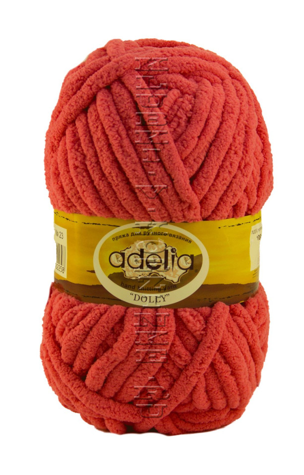 Пряжа ADELIA &quot;DOLLY&quot; - (23 - Коралловый)